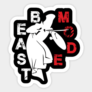 Beast mode unlocked Sticker